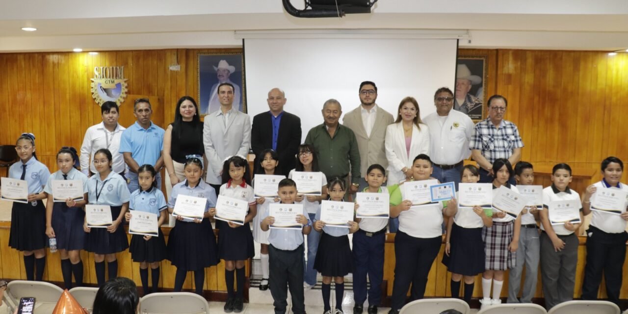 SJOIIM Y OBJETIVO SINERGIA PREMIA A ALUMNOS DESTACADOS EN LECTURA