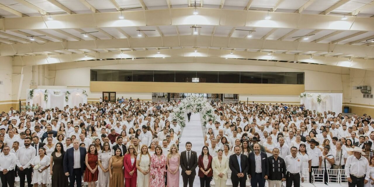 PAREJAS DEL SJOIIM FORMALIZAN SU UNIÓN DURANTE CAMPAÑA DE MATRIMONIOS COLECTIVOS 2026