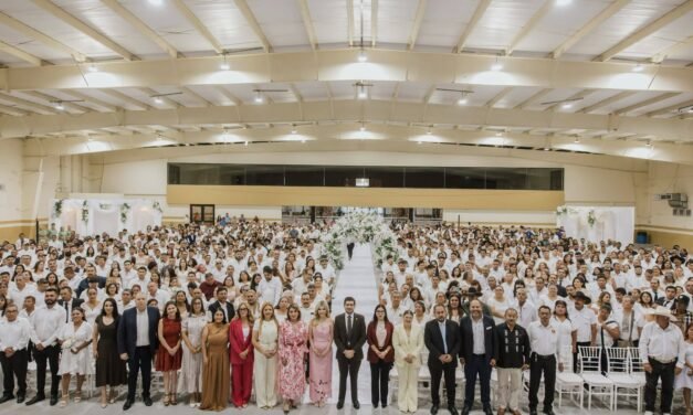 PAREJAS DEL SJOIIM FORMALIZAN SU UNIÓN DURANTE CAMPAÑA DE MATRIMONIOS COLECTIVOS 2026