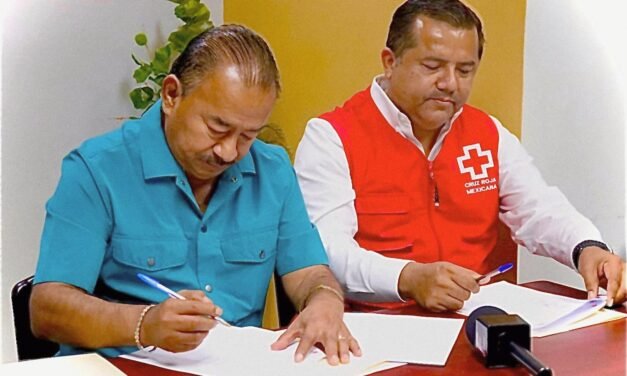 REAFIRMA SJOIIM CONVENIO DE COLABORACIÓN CON LA CRUZ ROJA EN BENEFICIO DE SUS AGREMIADOS